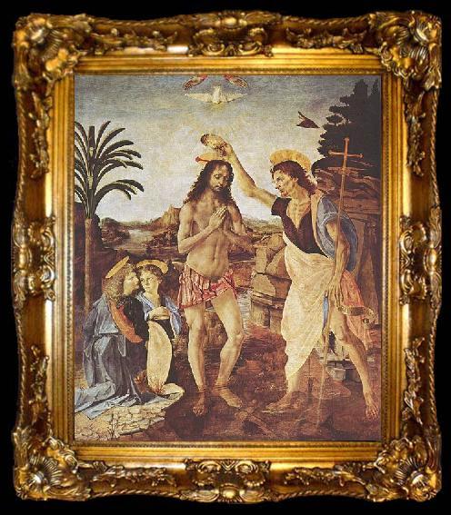 framed  Andrea del Verrocchio Verrocchio, ta009-2